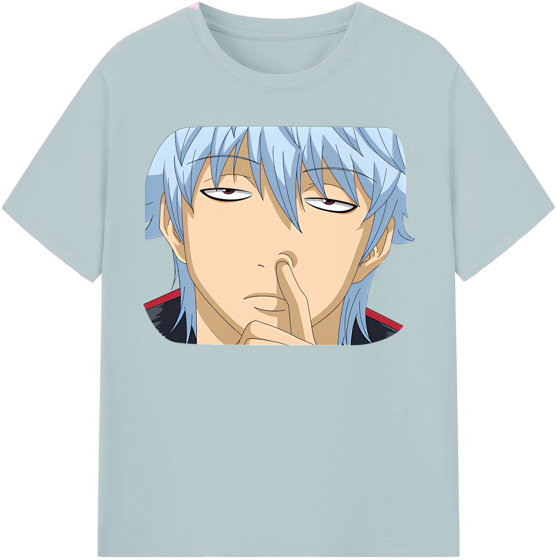 （画像用） ぎんたま 坂田銀時（さかたぎんとき） 神楽 志村新八（しむら しんぱち） GINTAMA Sakata Gintoki Kagura Shimura Shinpachi 綿100％半袖Tシャツ（フロントプリント）